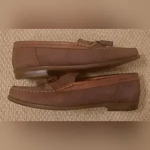 Bally | Shoes | Bally Fargo Mens Tan Nubuck Leather Slipon 